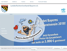 Tablet Screenshot of lfvbayern.de